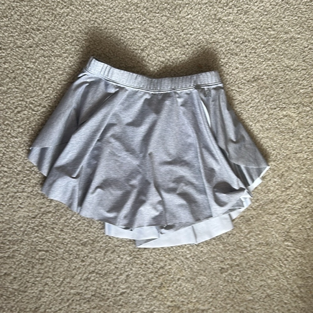 Stylish Gray Skater Skirt DSG